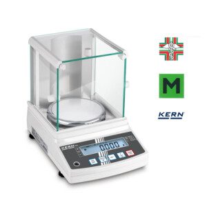 Bilancia per farmacia Kern PNJ603-3M omologata con verifica metrica legale per farmacopea GEASS