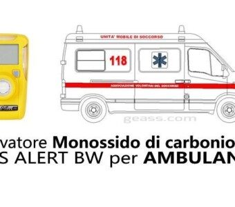 Rilevatore BW Monossido CO per Ambulanze  - GEASS Torino