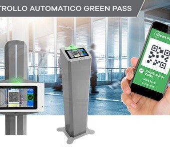 Controllo Automatico Greenpass Dylog GPC piantana e Totem - GEASS Torino