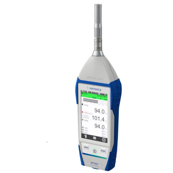 Fonometro Senseca XPT800 vista sx geass