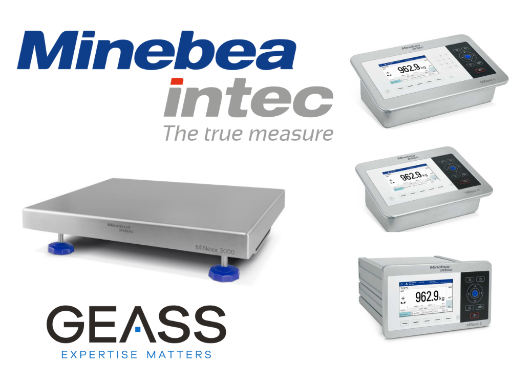 La nuova serie per la pesatura industriale MiNexx® di Minebea Intec, Made in Germany, progettate per rispondere alle esigenze dell'industria 5.0 e 4.0
