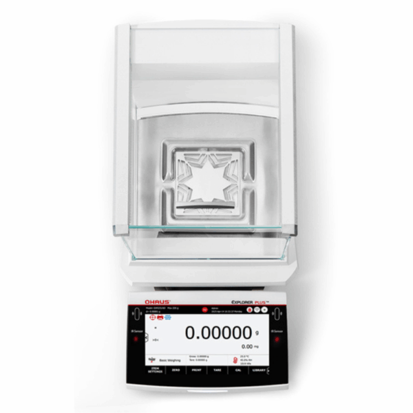 Bilance Ohaus Semi-micro Explorer EXR EXP Plus - display 7 pollici HD, connettività, SQC, legge 690 preconfenzionati,