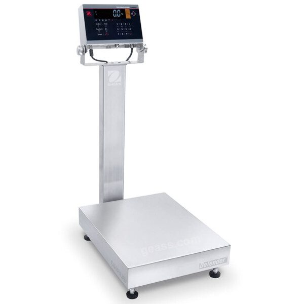 Bilancia Ohaus Defender 6000 INOX AISI316 IP69K con Colonnina alta e portata 150kg GEASS