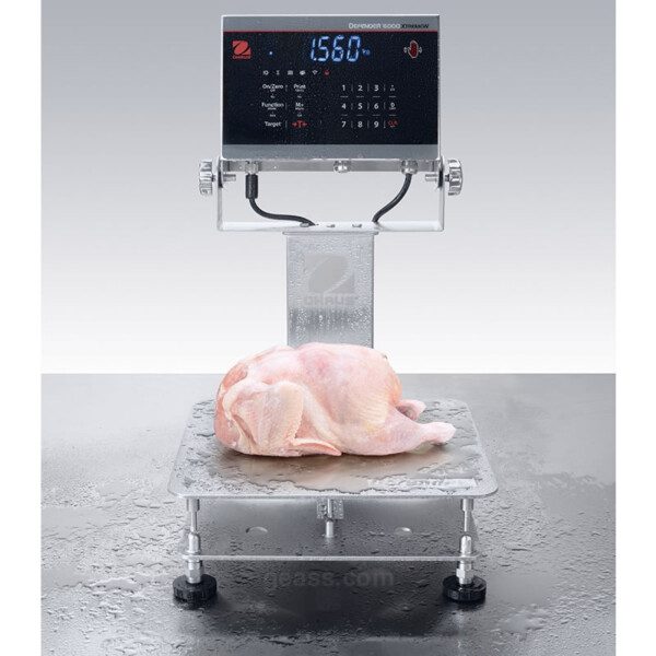 Bilancia Ohaus Defender 6000 INOX AISI316 IP69K Industria alimentare pollame ambienti umidi