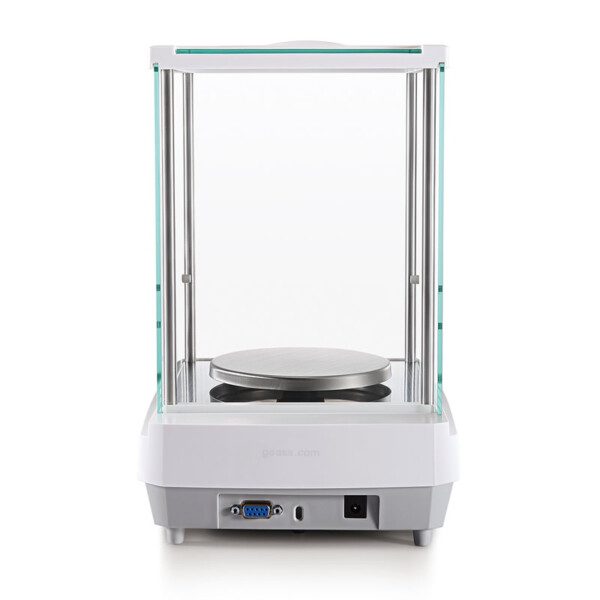 Bilancia Analitica Ohaus PR vista da dietro Interfaccia RS232 GEASS