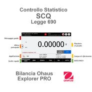 Controllo statistico SQC per Preconfezionati con Ohaus Explorer PRO secondo legge 690