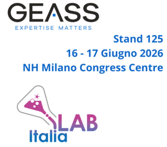 GEASS a Lab Italia 2026 Stand 125 16 - 17 Giugno NH Milano Congress Centre