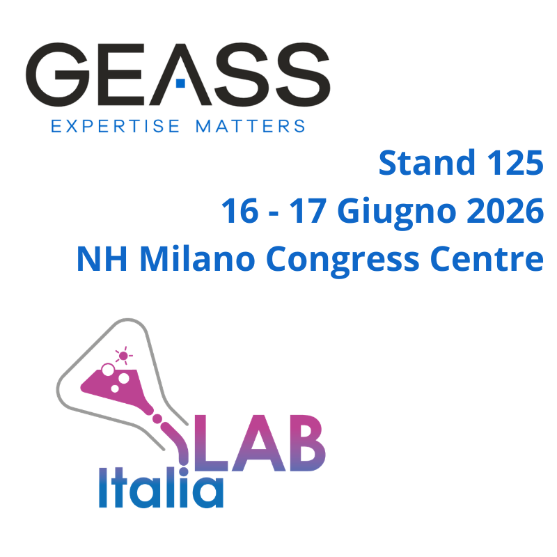 GEASS a Lab Italia 2026 Stand 125 16 - 17 Giugno NH Milano Congress Centre