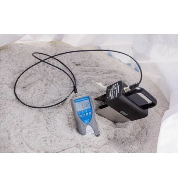 Humimeter Shaller SG1 Applicazione umidita polveri in un sacco